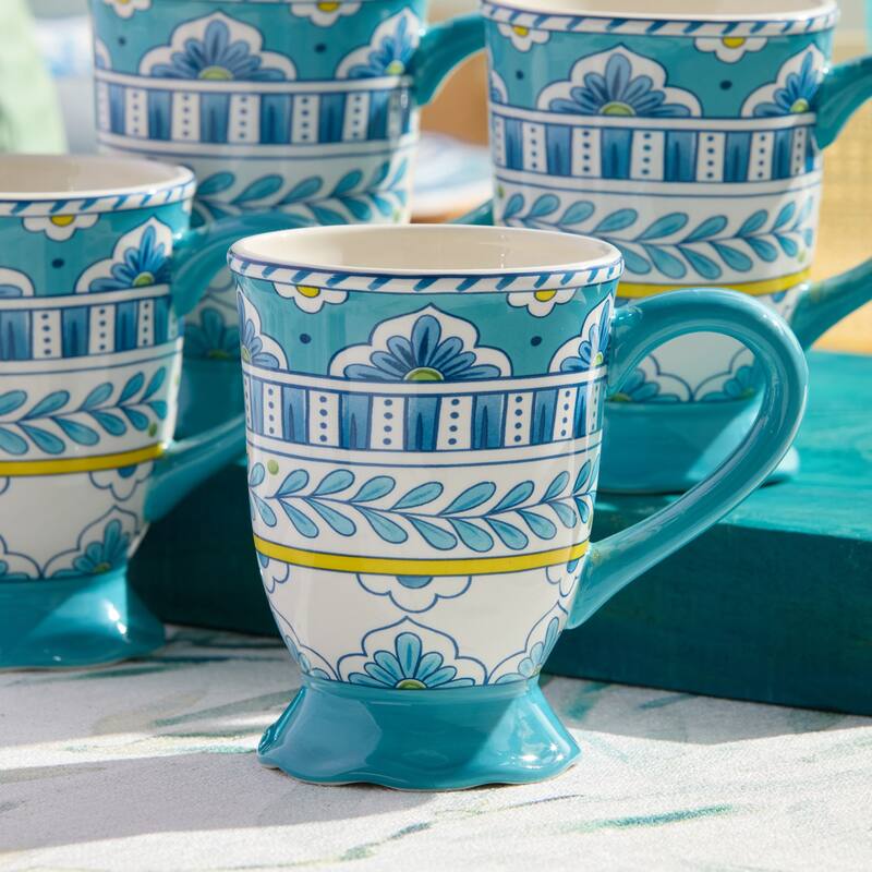 Certified International Porto 14 oz. Mugs, Set of 4