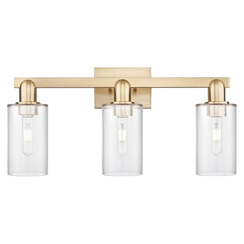 Innovations Lighting 716-3W-11-23 Clymer Vanity Clymer 3 Light 23" - Champagne Bronze / Clear