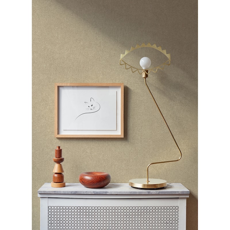 Advantage Dale Gold Texture Wallpaper - 20.9 x 396 x 0.025