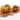 Glitzhome Fall Thanksgiving Multi Striped Handblown Glass Pumpkins Table Accent