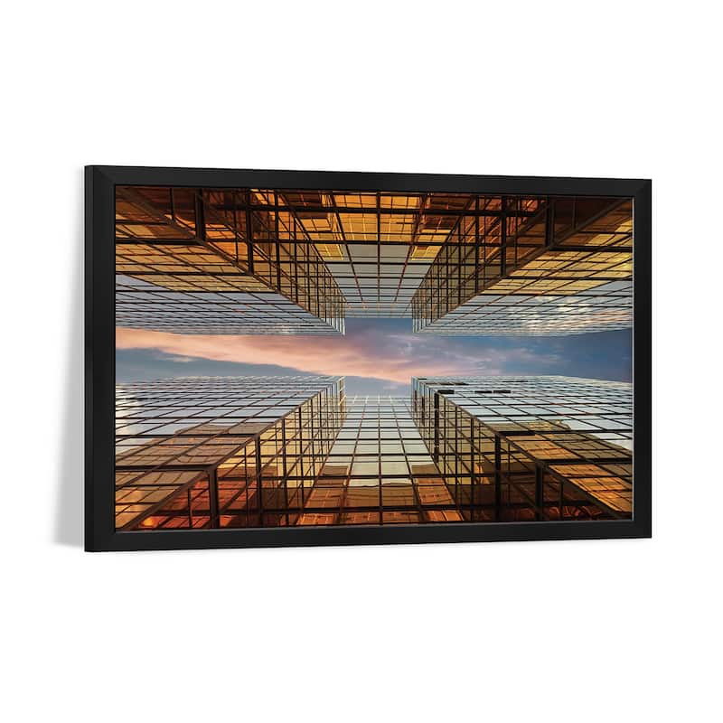 Golden Mirrors Premium Framed Poster by Fabrizio Massetti