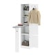 preview thumbnail 3 of 8, Moasis In Wall Ironing Board Cabinet with Foldable Board and Adjustable Shelves