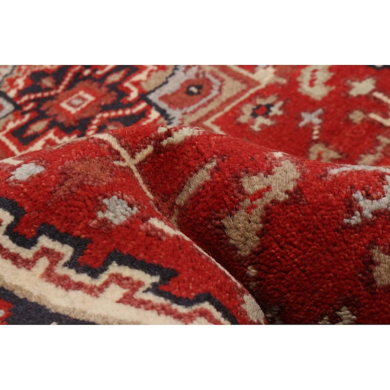 ECARPETGALLERY Hand-knotted Serapi Heritage Red Wool Rug - 2'5 x 16'2