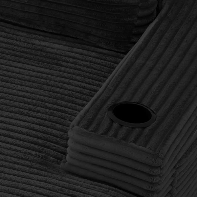 133.4" U-Shaped Corduroy Sectional Sofa with Cup Holders, No Assembly Required