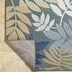 preview thumbnail 11 of 12, Livabliss Lakeside Coastal Floral Outdoor Area Rug