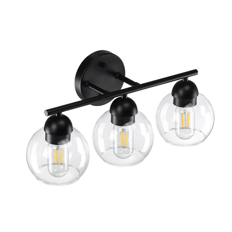 3-Light Bathroom Light Fixtures Over Mirror