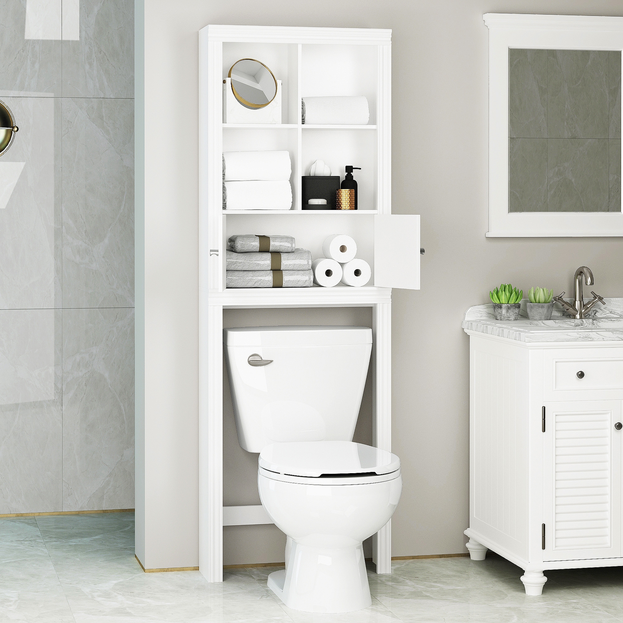 Over the toilet storage deals bed bath and beyond