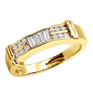 Unisex Wedding band 14kt Yellow Gold