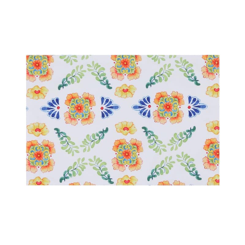 Laural Home Talavera Placemat Set of 4 - 13" x 19"