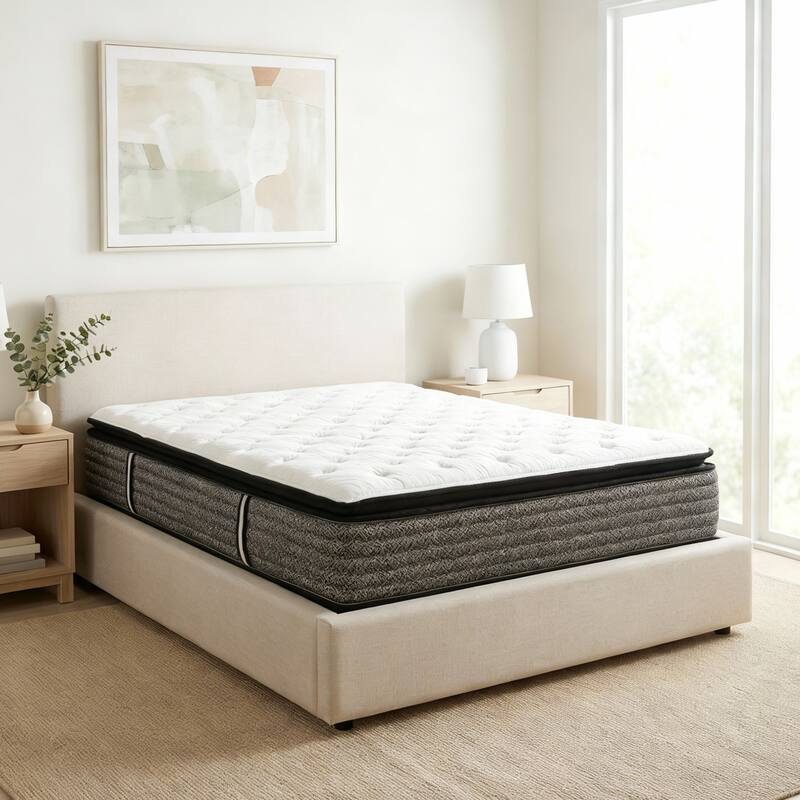 Majestic 14-Inch Medium Gel Memory Foam Hybrid Mattress in a Box - California King