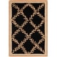 preview thumbnail 55 of 105, SAFAVIEH Handmade Chelsea Kimber Trellis French Country Wool Rug 1'8" x 2'6" - Black/Gold - Rectangle