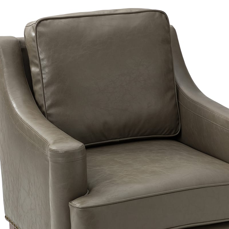 Etienne Comfy Living Room Armchair with Apron Design by HULALA HOME
