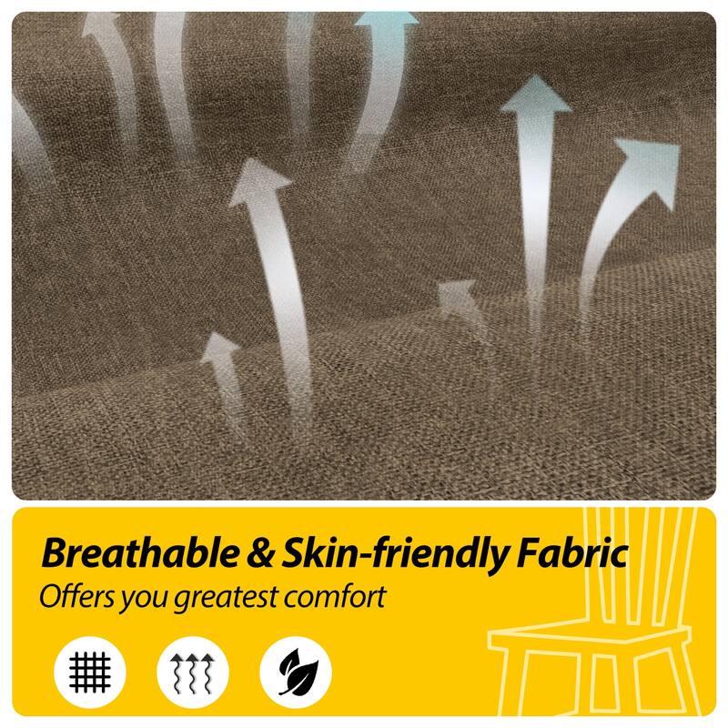 AAAAAcessories 17 in. X 16 in.Indoor Strap Non-slip Chair Cushion for Multi-scenario Setups (2 Pack) - N/A