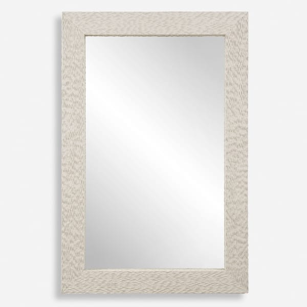 slide 2 of 6, Rectangular Wall Mirror - 59.5" - Stone Veneer Finish