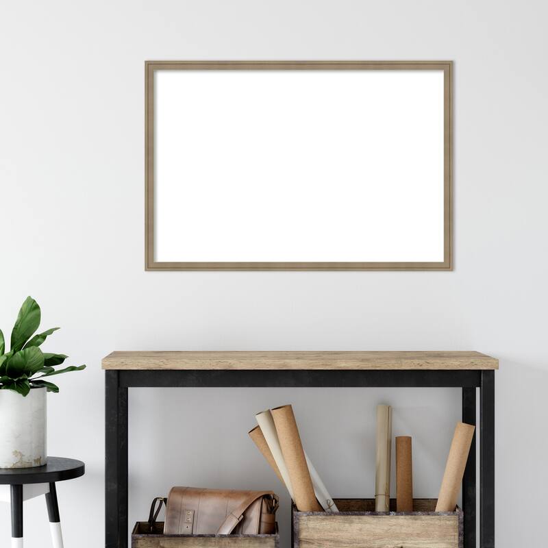 Amanti Art Florence Gold Framed Dry Erase Magnetic Board