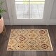 preview thumbnail 52 of 125, Miranda Haus Oriental Traditional Floral Damask Indoor Area Rug 2' x 3' - Camel