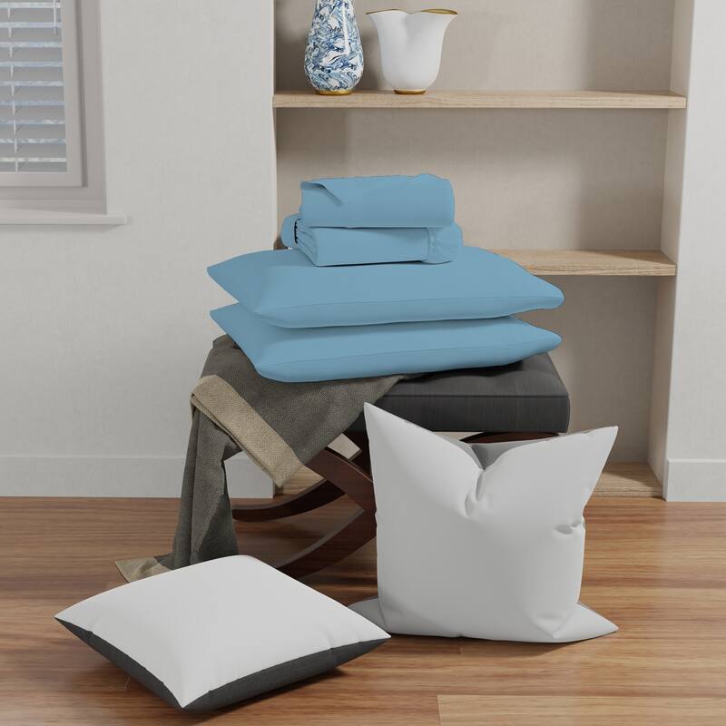 Color Sense Super-Soft & Cozy Knitted Jersey Sheet Set