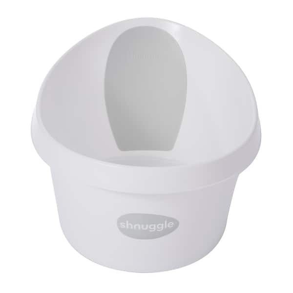 slide 2 of 6, Shnuggle Toddler Bath with Support & Bum Bump White