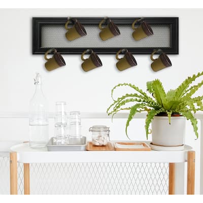 TrendyDecor4U Farmhouse 7-Peg Mug Rack by Millwork Engineering