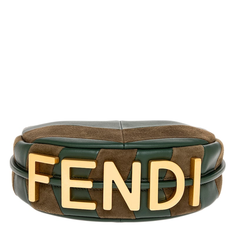 Fendigraphy Mini Bag in Leather and Suede