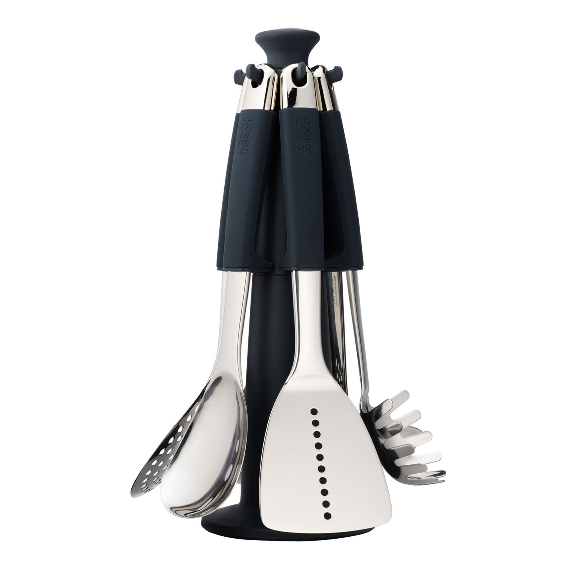 Joseph Joseph Elevate Steel 5-piece Utensil Set with Carousel