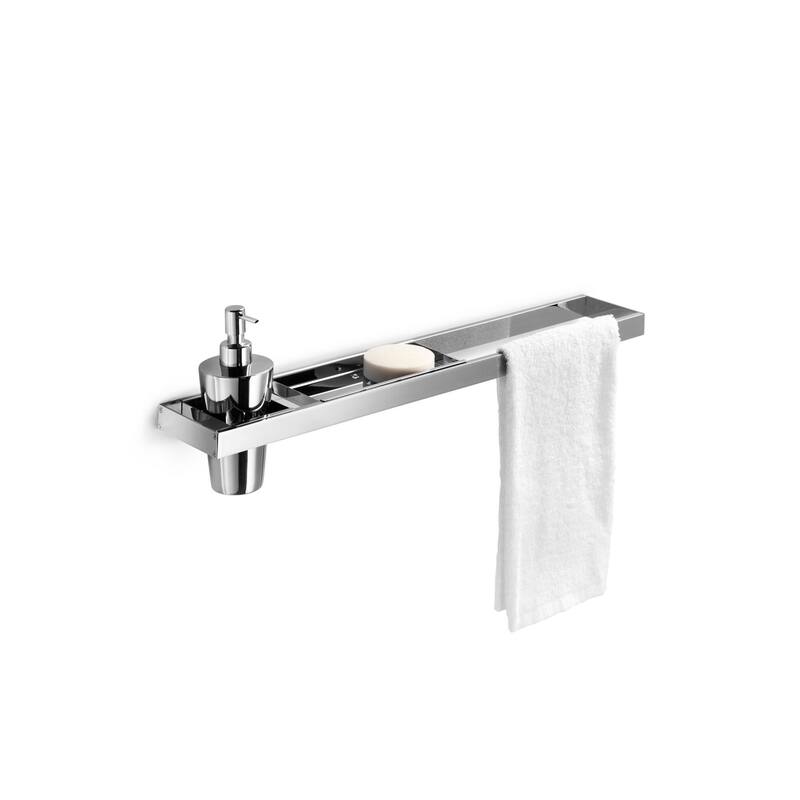 WS Bath Collections 4" Towel Bar from the Skuara Collection