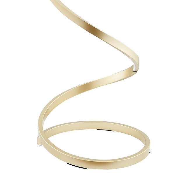 spiral led table lamp