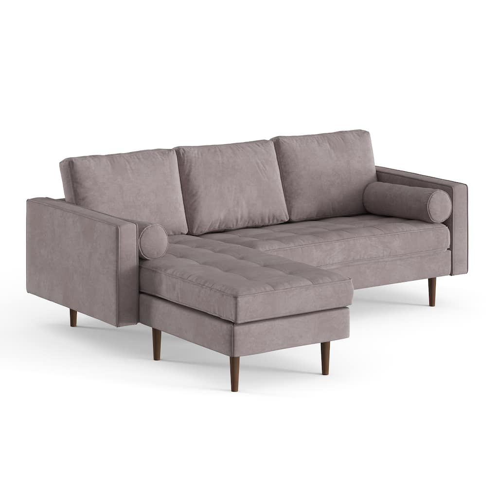 Bloomfield Velvet Reversible Sectional