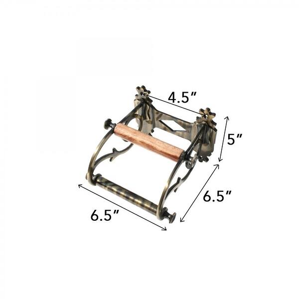 Renovators Supply Toilet Paper Holder Antique Brass Victorian Tissue Holder