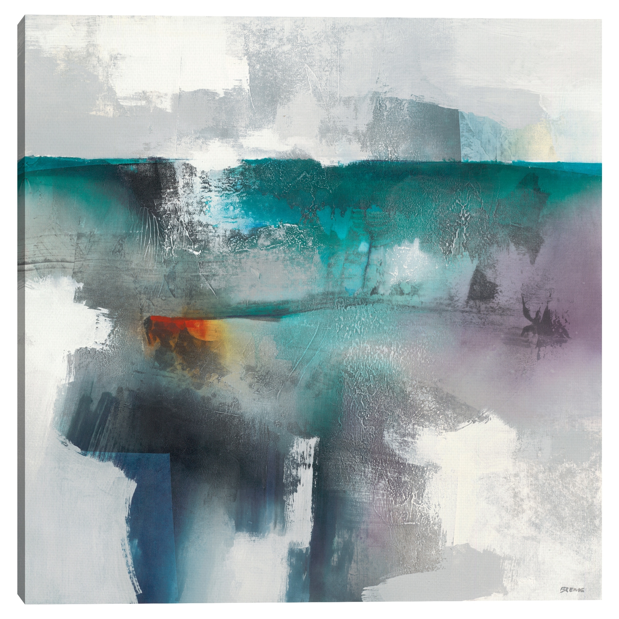 Subsurface I by Scott Brems Canvas Art Print