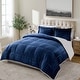 preview thumbnail 2 of 19, Swift Home Reversible Micromink and Sherpa Down Alternative Bedding Comforter Set