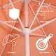 preview thumbnail 29 of 157, 9ft Tassel Patio Umbrella Auto-Tilt, Crank , by JONATHAN Y