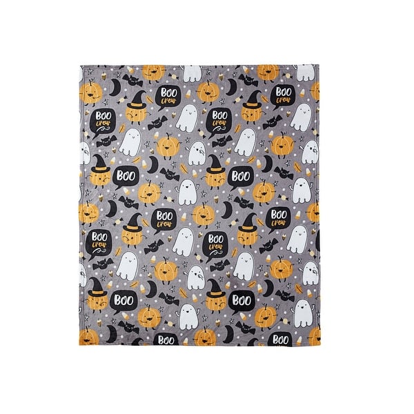 Asher Home Halloween Ghost Pumpkin 50 x 60 inches Throw Blanket - Overstock - 32058148 Asher Home Halloween Ghost Pumpkin 50 x 60 inches Throw Blanket - Overstock - 32058148