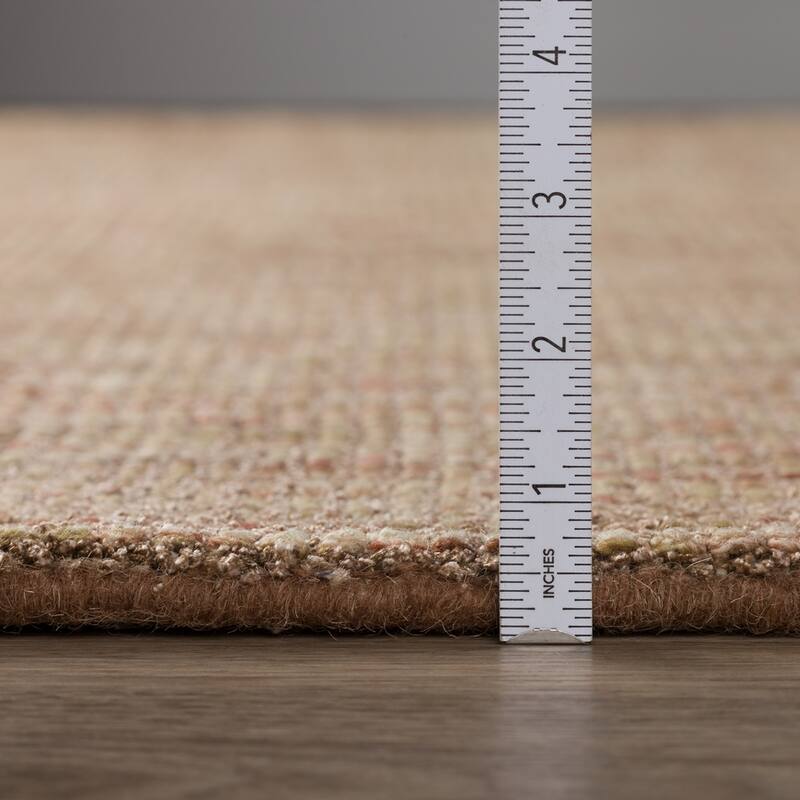 Addison Mission Multi Solid Tone Wool Blend Area Rug