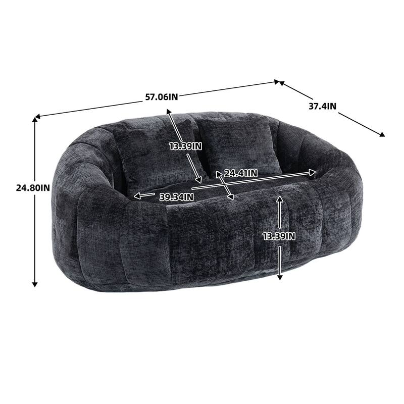 Bean Bag Sofa Lazy Sofa Durable Comfort Lounger Bean Bag Chair Couch