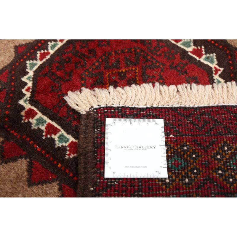 ECARPETGALLERY Hand-knotted Teimani Tan Wool Rug - 3'3 x 5'6