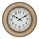 preview thumbnail 1 of 4, La Crosse Clock 16 Inch Livingston Quartz Wall Clock
