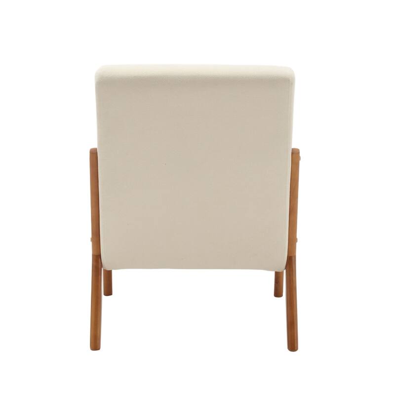 Modern Accent Chair Solid Wood Padding Lounge Armchairs - 23.23" * 29.53" * 30.71"