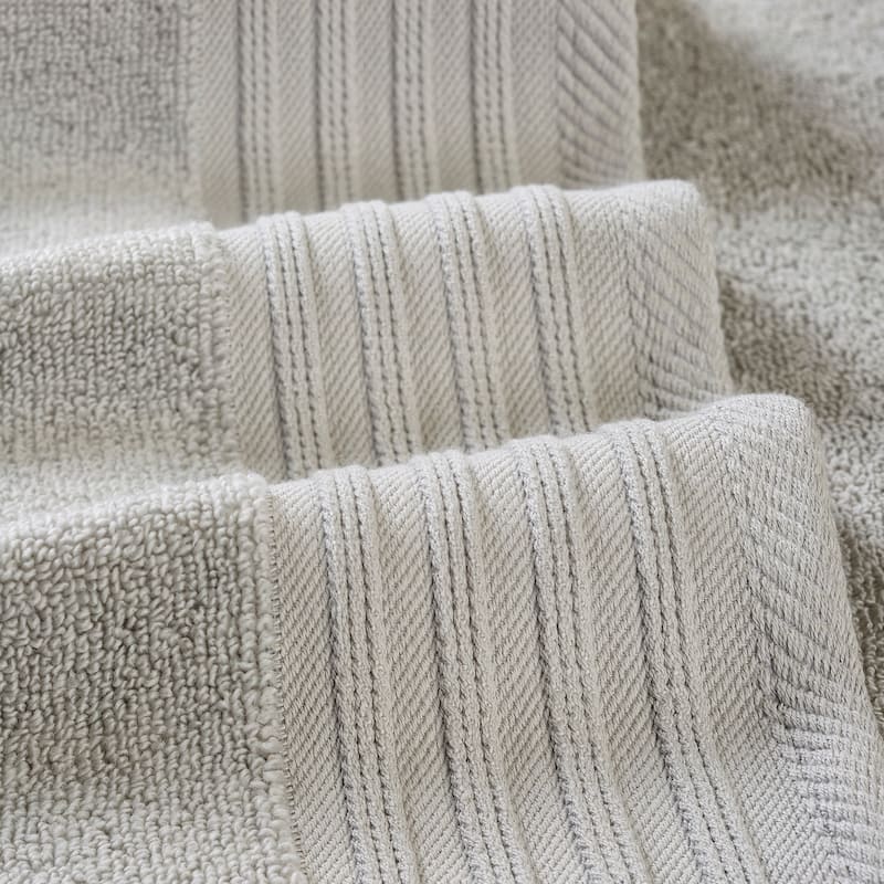 Modern Threads 6-Piece Yarn Dyed Diamond Gate Jacquard Towel Set