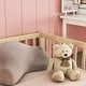 preview thumbnail 19 of 45, Twin Size Kids Bed Frame, Double Twin Floor Bed with Fence Guardrails