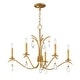 preview thumbnail 5 of 3, Maxim 12745 Eden 5 Light 32" Wide Crystal Candle Style Chandelier