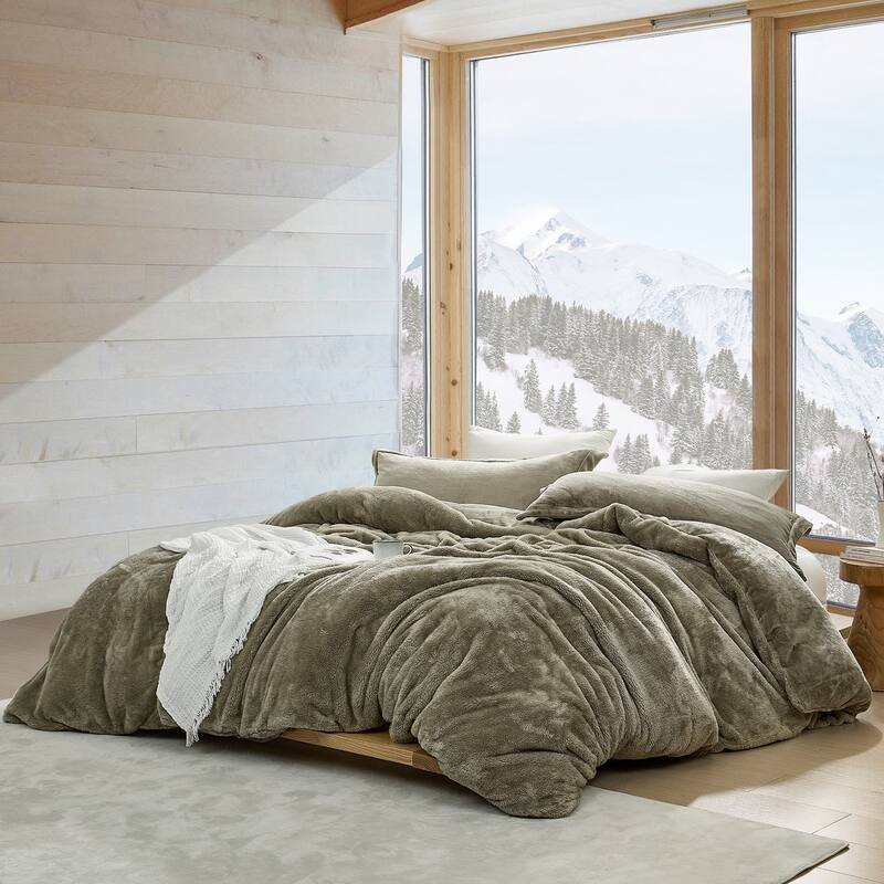 Bae, She Thick - Coma Inducer® Oversized Comforter with Cover - Silver Sage