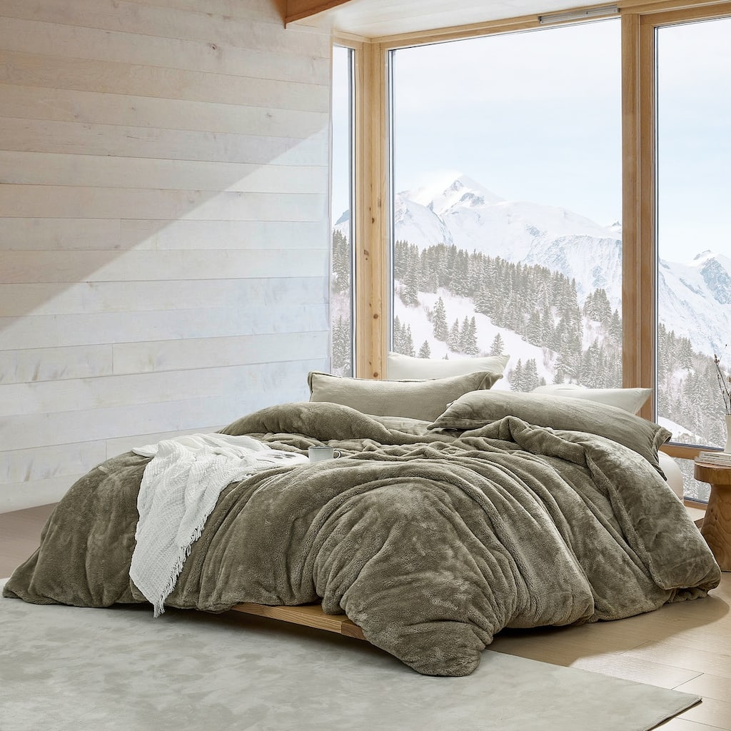 Bae, She Thick - Coma Inducer® Oversized Comforter with Cover - Silver Sage