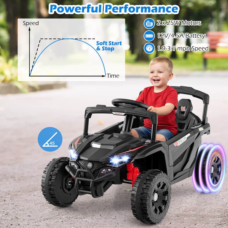 Honeyjoy 12V Kids Ride On Car Battery Powered Electric Remote Control - See Details
