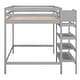preview thumbnail 31 of 30, Practical Modern Design Full Size Loft Bed with Storage Staircase,Hanger for Clothes Besides,Sturdy Wood Frame