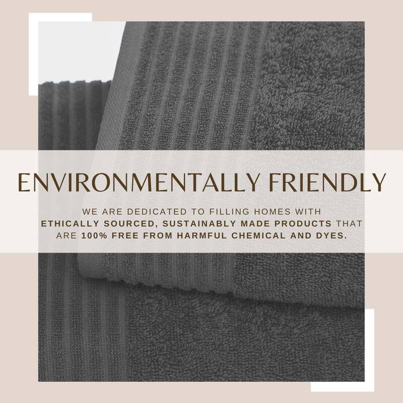 Linery & Co. 100% Featherspun Cotton Quick-Dry Bath Towel