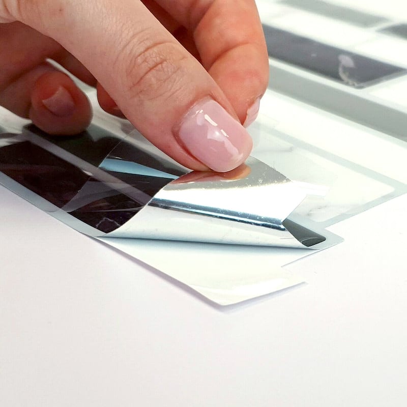 Walplus Mosaic Glossy 3D Metro Peel and Stick Backsplash Tile Stickers