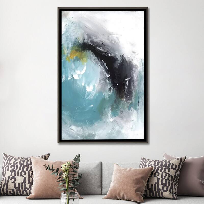 "Aquamarine I" by PI Studio Framed