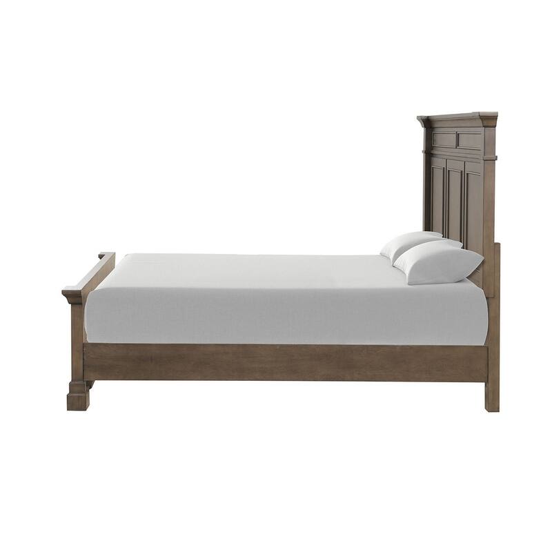 Transitional Dark Walnut Finish 1 Piece Bed