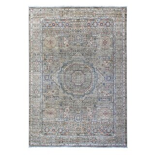 Shahbanu Rugs Gray Fine Aryana with Pre Historic 14th Century Influence ...